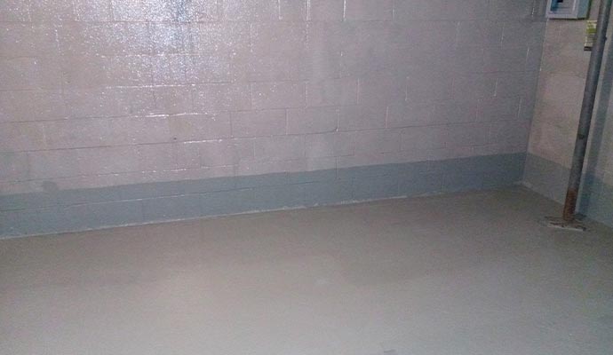 Basement wall finishing service