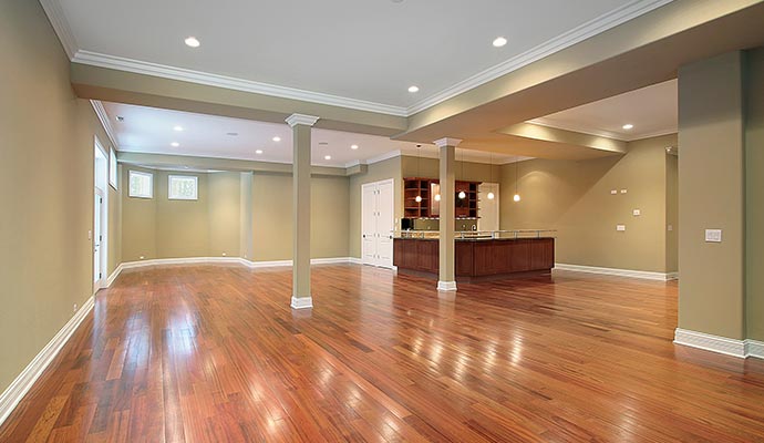 basement floor finishing