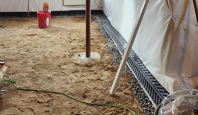 Good basement drainage system