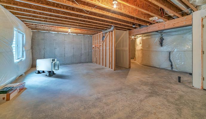 moisture control in basement