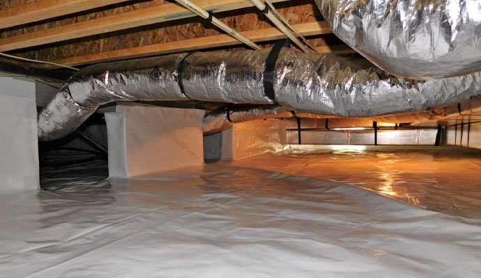 Crawl space insulation
