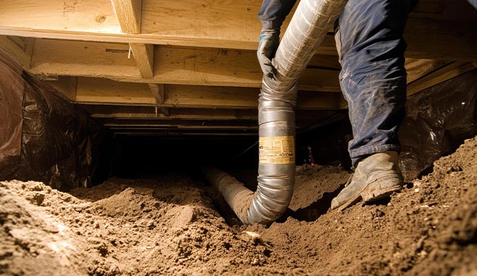 professional crawl space repair