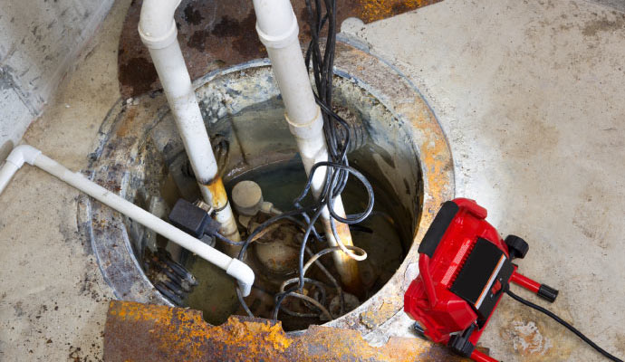 Repairing sump pump