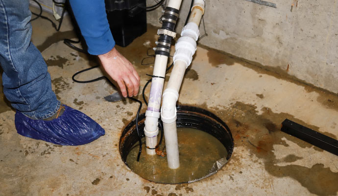 Sump pump repair